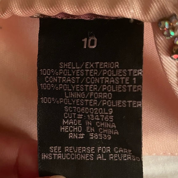 Xtraordinary Big Girls (7-14) Size 10 dress in blush - Picture 5 of 8